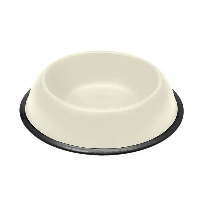 Миска Ferplast Mira Kc 70 для собак і котів, Ø25,5×6,3 см, з гуми, білий - фото 3