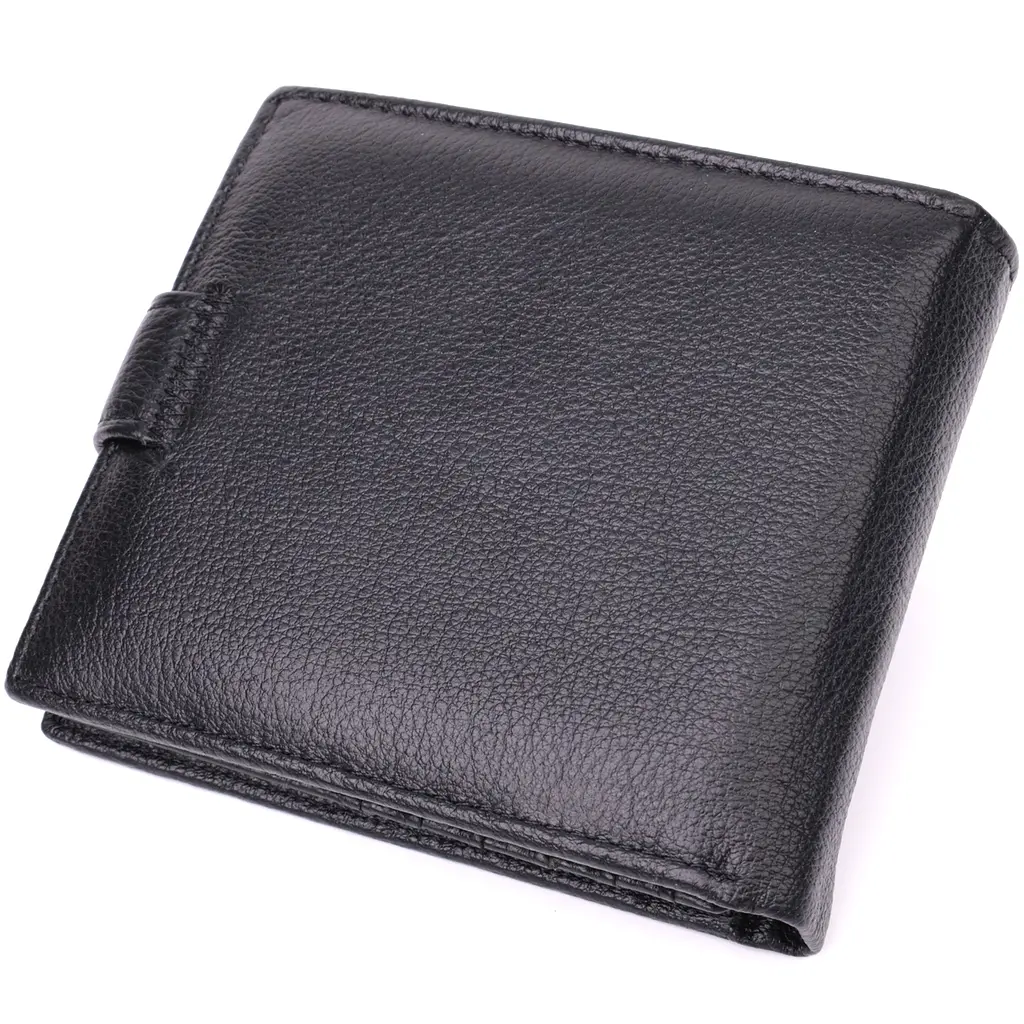 Чоловічий шкіряний гаманець ST Leather 11,5х10,3х2 см acs0028482 - фото 2