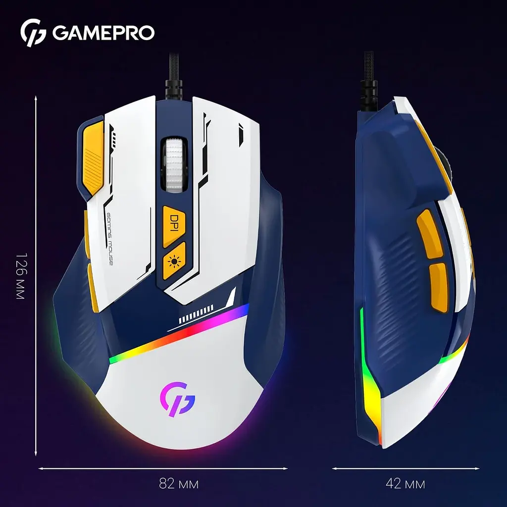 Мышь GamePro GM300BL (GM300BL) - фото 12