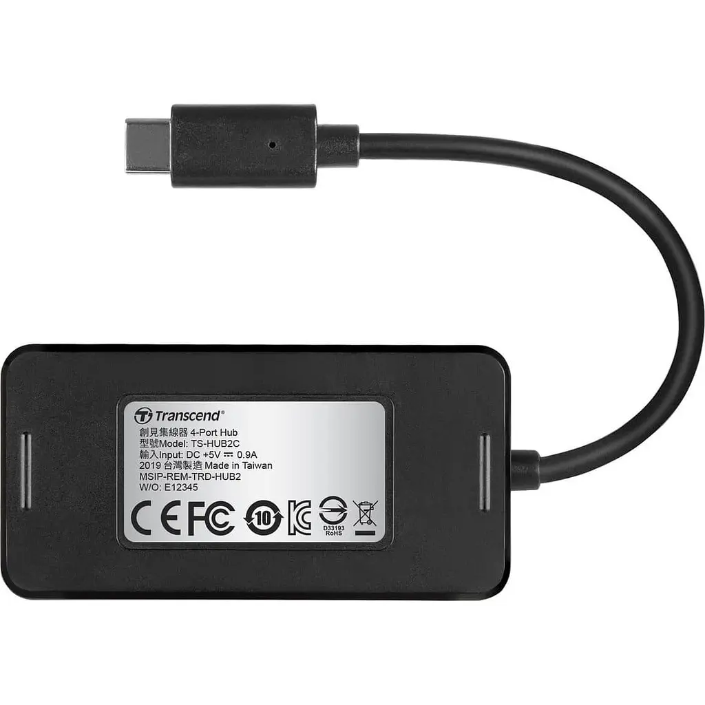 USB-Хаб Transcend USB Type-C HUB 4 ports (TS-HUB2C) - фото 2