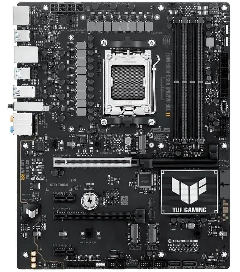 Материнська плата ASUS TUF GAMING B850-PLUS WIFI (TUF GAMING B850-PLUS WIFI) (Socket AM5, AMD B850, ATX) - фото 2