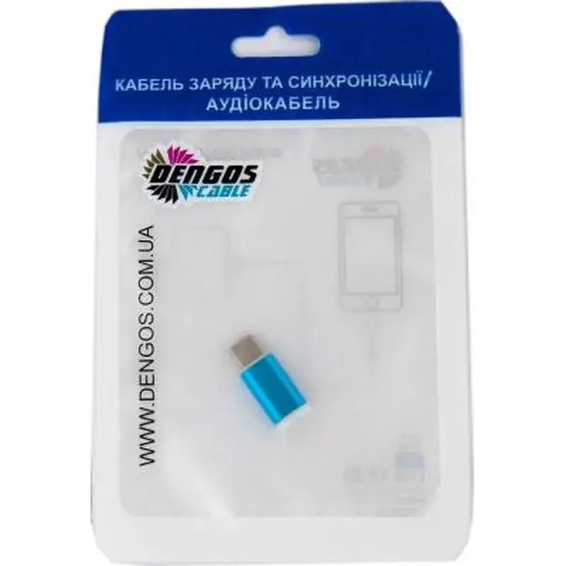 Перехідник micro-USB -Type C Dengos (ADP-007) - фото 4