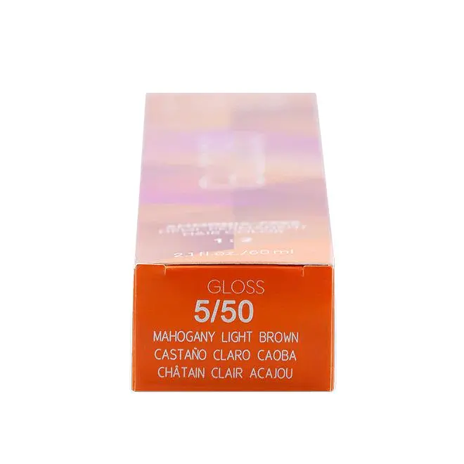 Тонувальна крем-фарба для волосся Lakme Gloss Color Rinse відтінок 5/50 (Світлий шатен махагоновий), 60 мл - фото 5