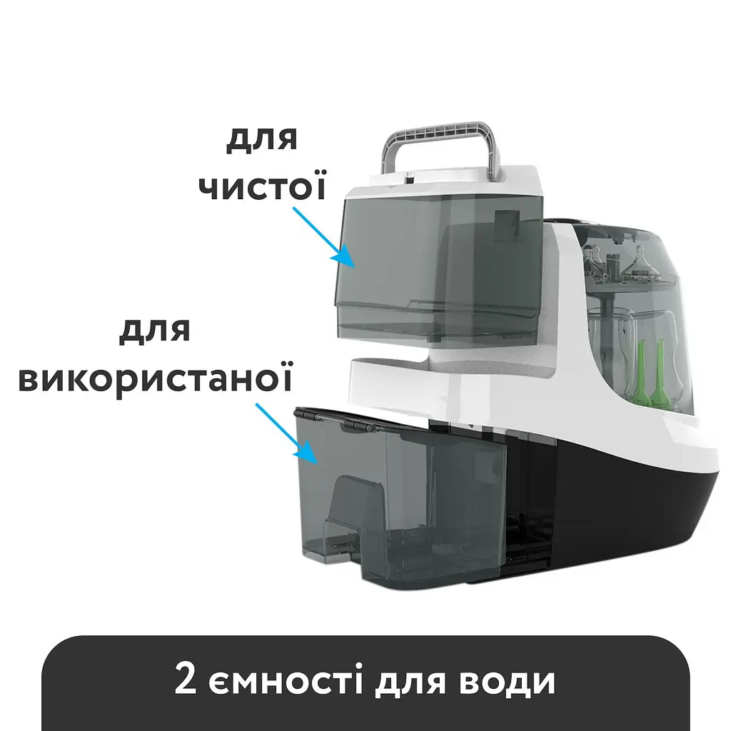 Машина для миття пляшечок 3 в 1 Baby Brezza Bottle Washer Pro чорна (BRZ0190)  - фото 3