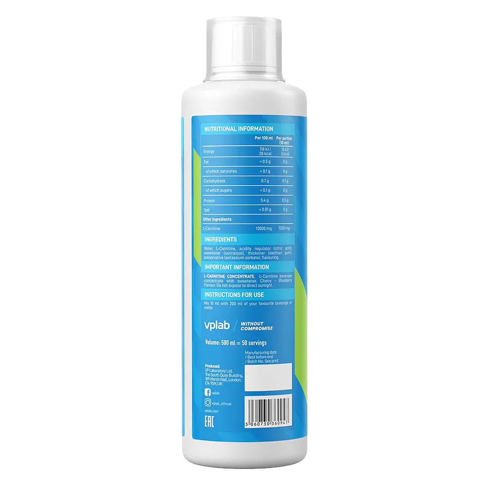 L-Карнітин L-Carnitine Concentrate - 500мл Тропічні фрукти - фото 2