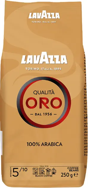 Кава в зернах Lavazza Qualita Oro 250 г (8000070012219)