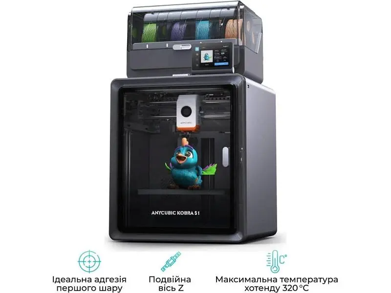 3D-принтер Anycubic Kobra S1 Combo (KS1CBK0A-O) - фото 4