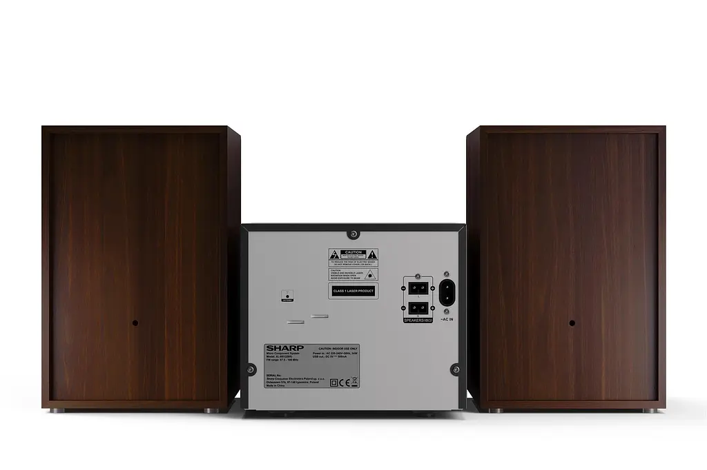 Мікросистема Sharp Micro Sound System Brown (XL-B512(BR)) - фото 4