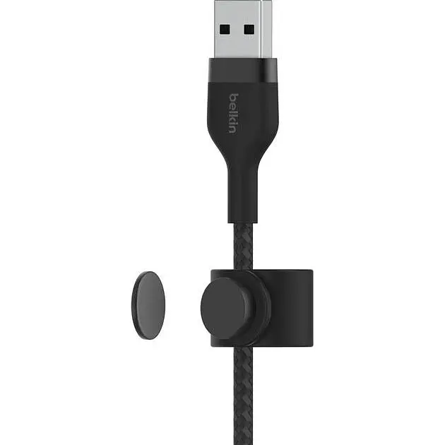 Кабель Belkin Boost Up Charge Pro Flex USB-A to Lightning 1m Black (CAA010BT1MBK) [158809] - фото 5