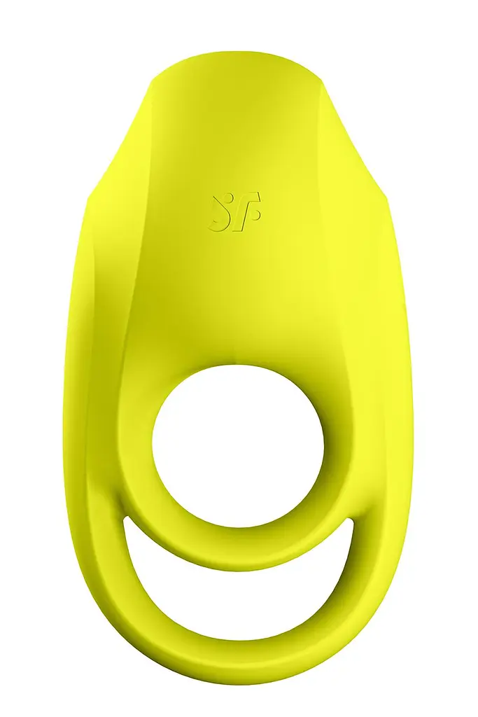Подвійне віброкільце Satisfyer Spectacular Duo, 9х2.5 см (жовтий) - фото 3