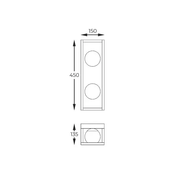 Настенный светильник PIRO MB3115-2-3BT Zuma Line - фото 3