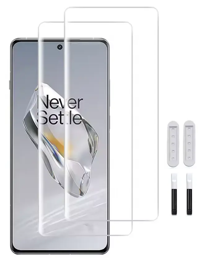Захисне скло DK для OnePlus 12R/Ace 3/Ace 3 Pro UV Curved 014478 clear 2 шт. - фото 2