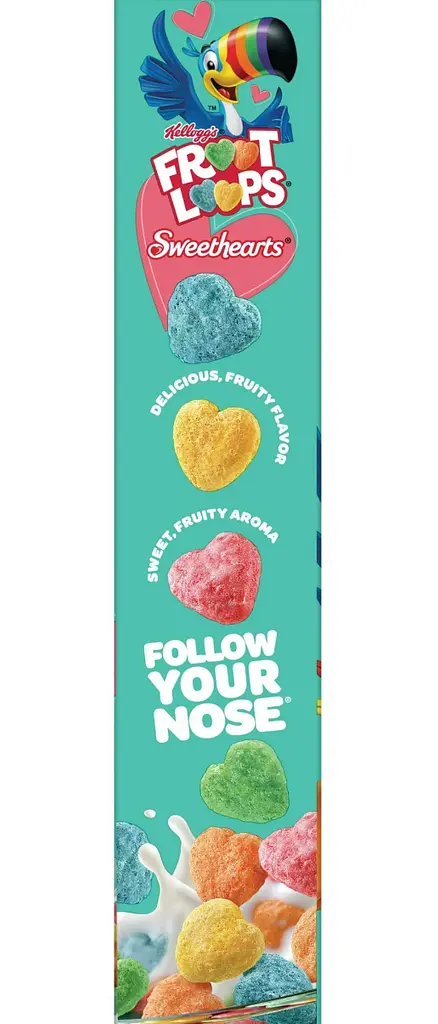 Сухий сніданок Kellogg's Froot Loops Cereal Sweethearts 422г - фото 4