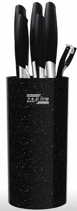 Набір ножів Zepline професійний, з підставкою ZP-046