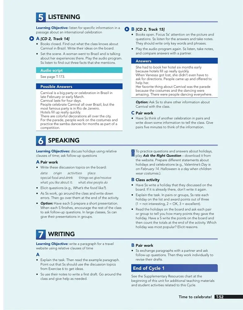 Interchange (5th Edition) 2. Teacher's Edition with Complete Assessment Program - фото 7