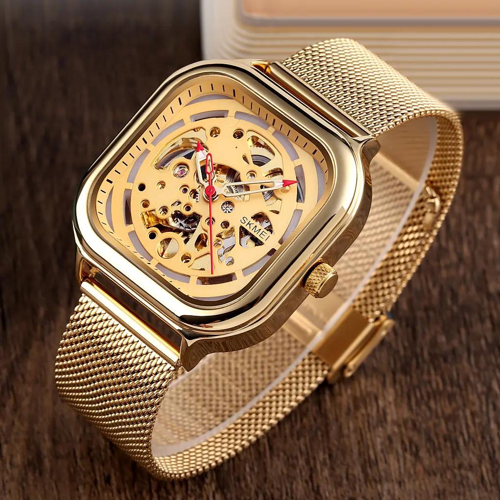 Наручний годинник чоловічий 9184GD Gold Skmei acs0029877 - фото 3