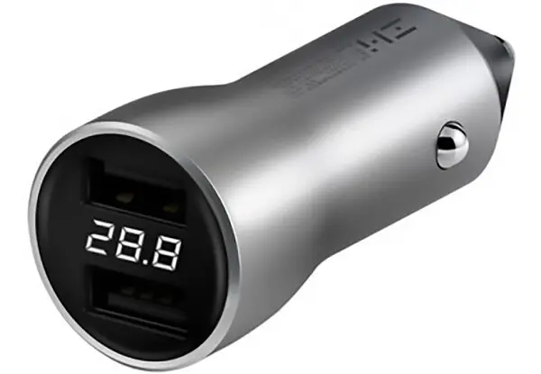 Автозарядный ZMI Dual USB 18 W двойной автомобильный адаптер - фото 2