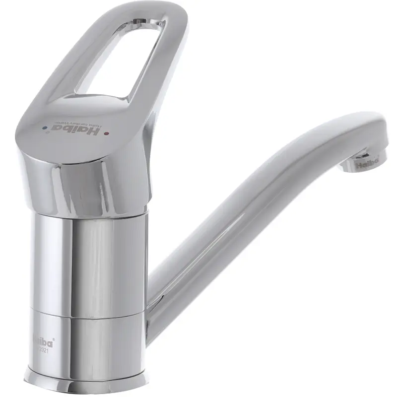 Змішувач для умивальника Haiba Opus 555 HB0336 Хром - фото 3
