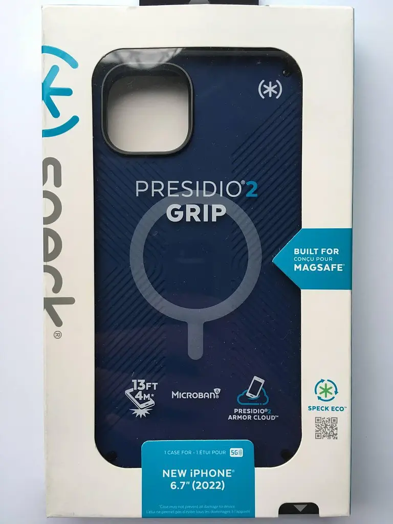 Чохол протиударний Speck Presidio2 Grip MagSafe 150117-9974 для iPhone 14 Plus/15 Plus (6.7") Coastal Blue - фото 5