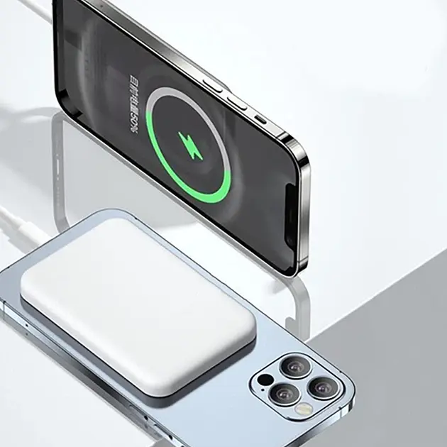 Магнітний павербанк 10000 mAh MagSafe / Power Bank Type-C / Повербанк магнітний бездротовий 22, 5 W - фото 2