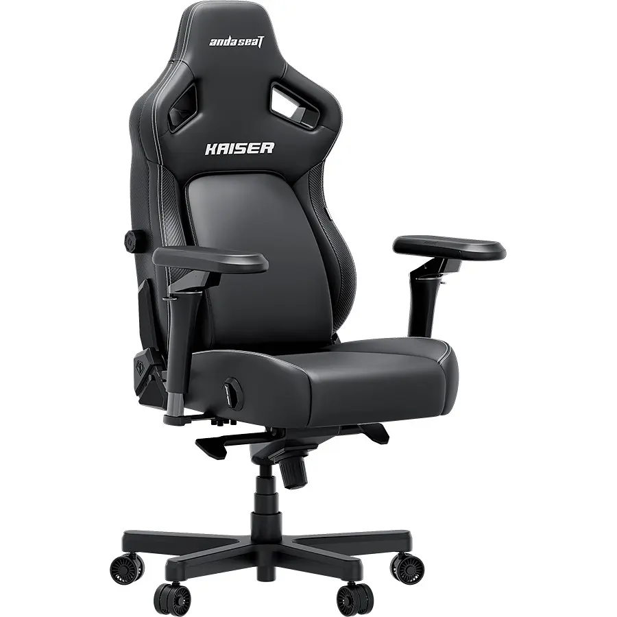 Крісло ігрове Anda Seat Kaiser 4 V2 Size XL Black PVC (AD12YDDC-XLL-20-B-PV/C-03) - фото 3