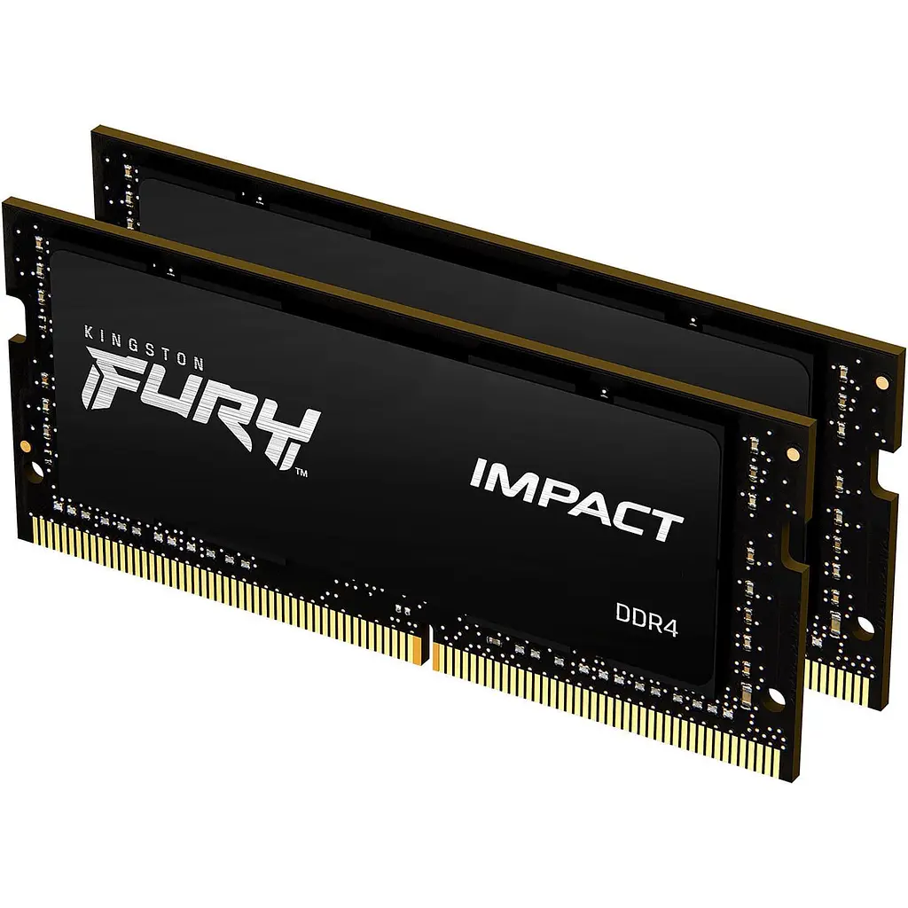 Модуль пам'яті Kingston Fury DDR4 64Gb (2x32) Impact 3200 MHz Sodimm (KF432S20IBK2/64) U1 - фото 2