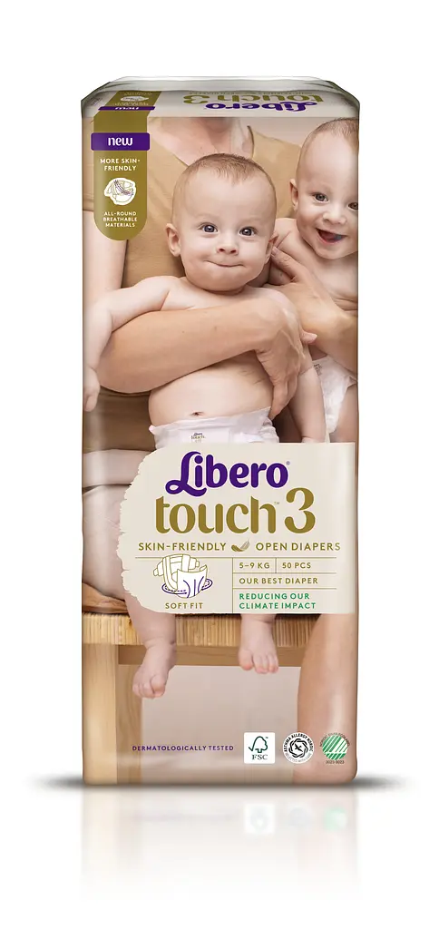 Підгузки Libero Touch 3 (5-9 кг), 50 шт. - фото 2