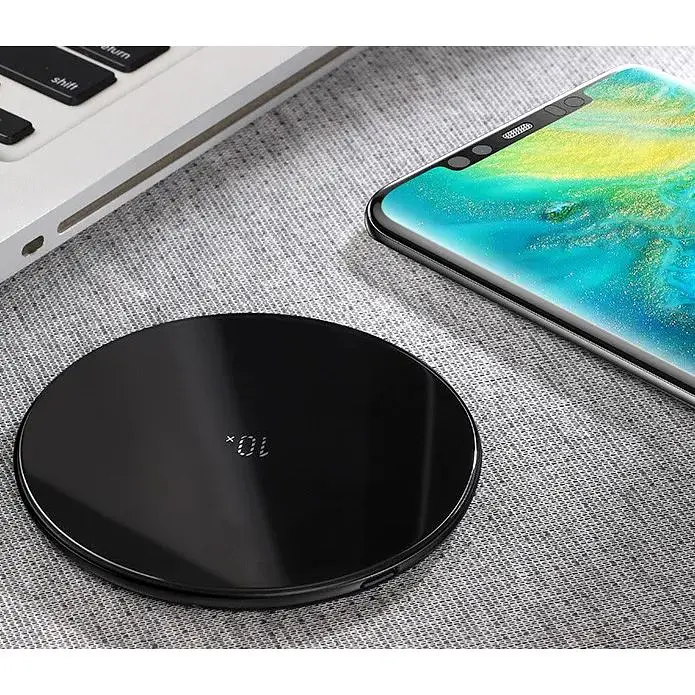 Бездротовий зарядний пристрій Baseus Simple Wireless Charger CCALL-CJK01 Black (62314808) - фото 5