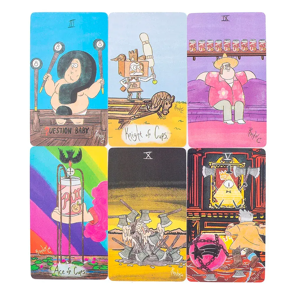 Таро Tarot Deck Гравіті Фолз Gravity Falls The Mystery Tarot 78 штук в комплекті 10 см - фото 5