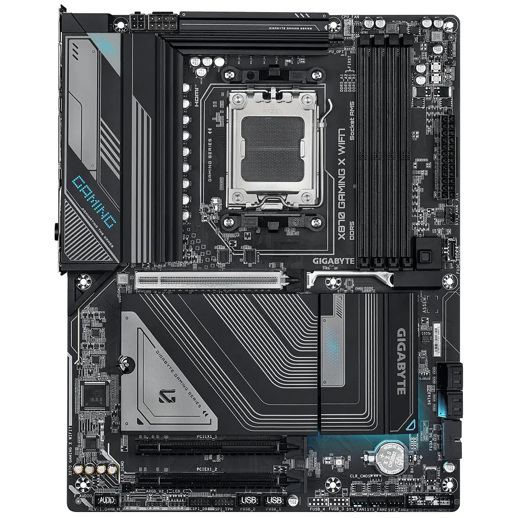 Материнская плата X870 GAMING X WIFI7 sAM5 X870 4xDDR5 M.2 HDMI Type-C Wi-Fi BT ATX Gigabyte teh0019005 - фото 2
