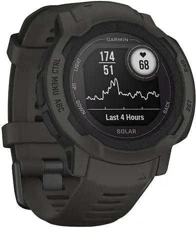 Смарт-годинник Garmin Instinct Crossover Solar Graphite (010-02730-11/01) - фото 3