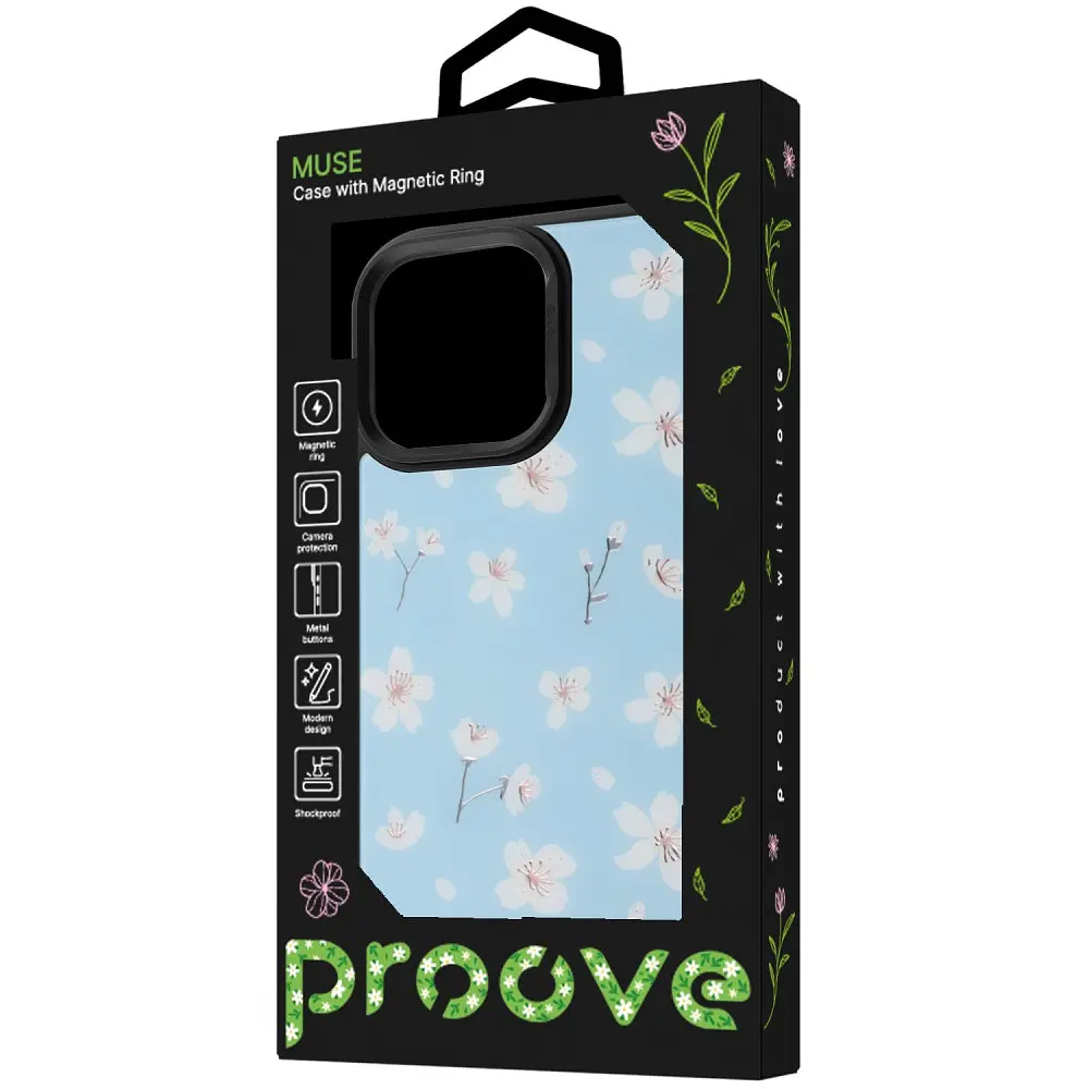 Чохол Proove Muse Fleur Case with Magnetic Ring iPhone 15 Pro Max, в асортименті - фото 2