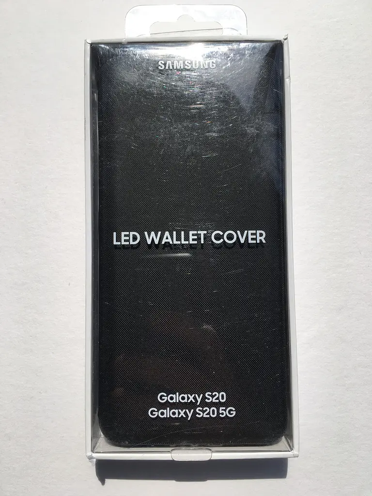 Чохол-книжка LED Wallet View Cover EF-NG980PBEGRU для Samsung Galaxy S20 (6.2") Чорний - фото 9