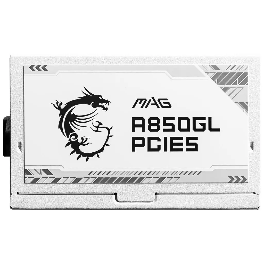 Блок живлення MSI 850W (MAG A850GL PCIE5 WHITE) - фото 5