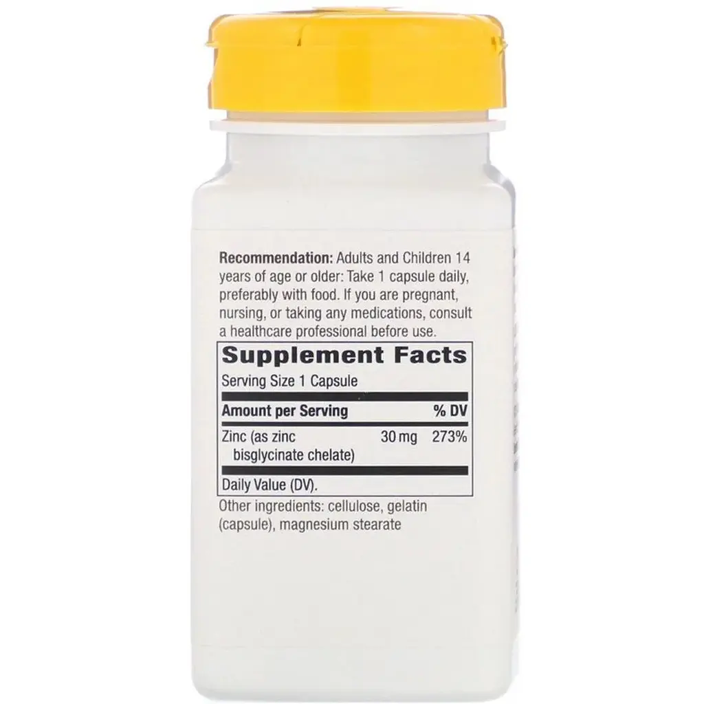 Цинк Хелат Nature's Way Zinc Chelate 30 мг 100 капсул - фото 2