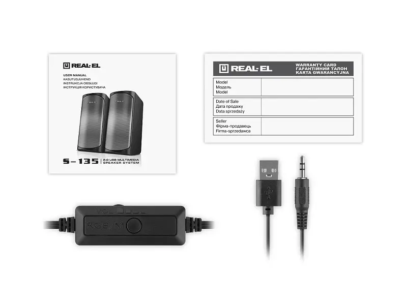Компьютерні колонки REAL-EL S-135 Black (EL121100019) - фото 9