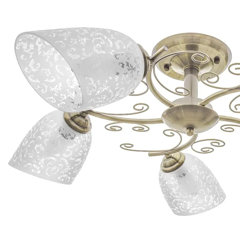 Люстра потолочная Brille в спальню E27 60W BZ (LK-579C/5) - фото 5