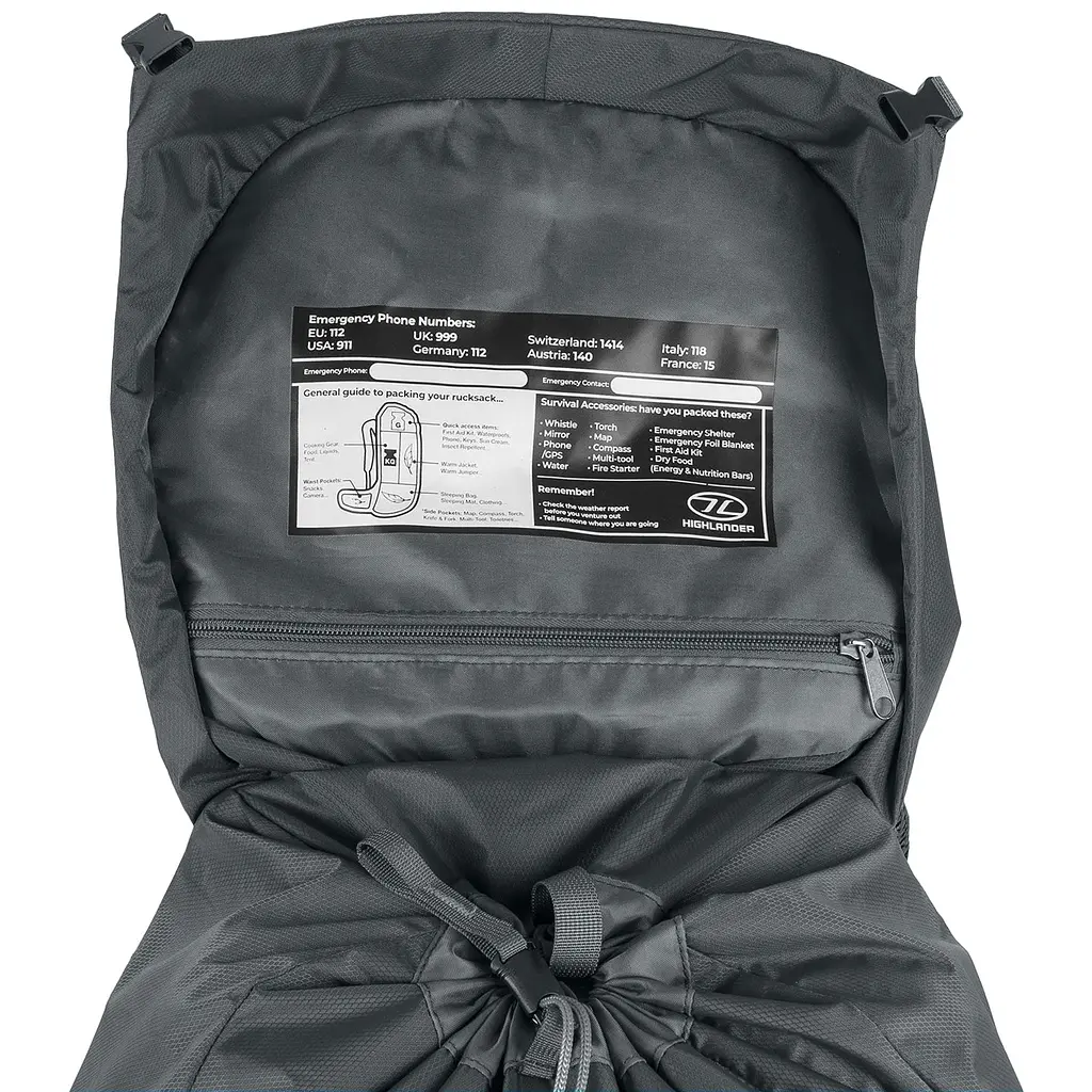 Рюкзак туристичний Highlander Ben Nevis Men 52L Grey (RUC275-GR) - фото 5