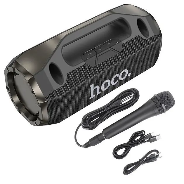Портативна акустика Hoco HA3 Drum outdoor BT speaker 50W бездротова - фото 4