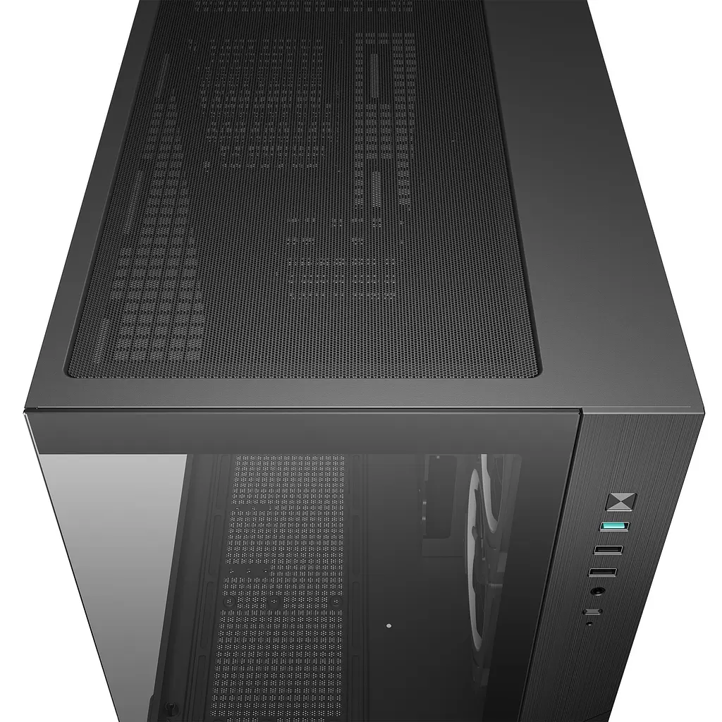 Корпус Deepcool CG330 3F Black без БЖ (R-CG330-BKNGM3-G) - фото 9