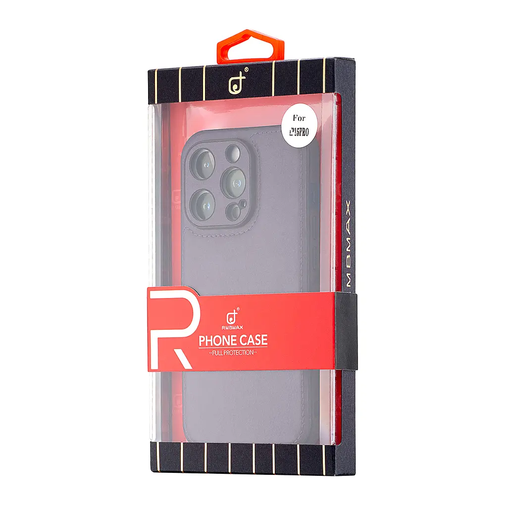 Чохол Jinduka Leather Protected Camera iPhone 15 Pro Purple - фото 2
