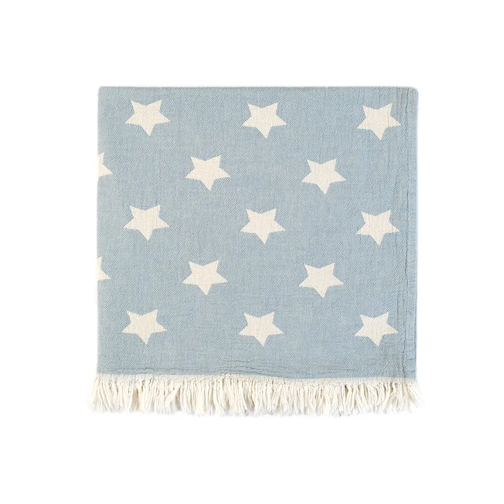 Рушник Lotus Home Pestemal - Star 90x160 teal блакитний - фото 2
