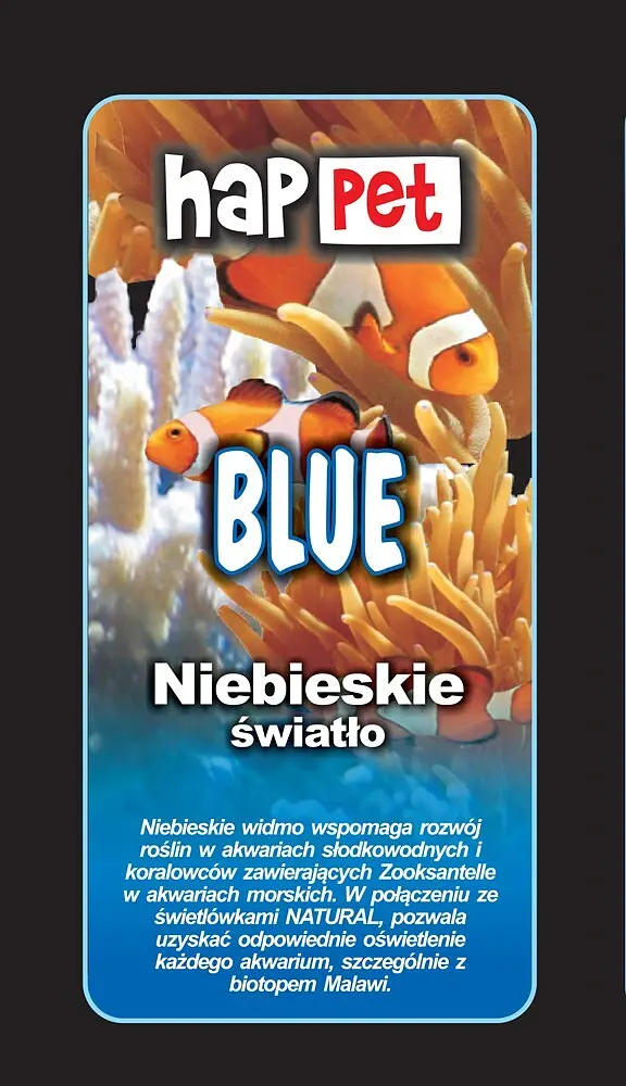 Люмінесцентна лампа BLUE, блакитна, 36W, 119,6 см Happet, (N082) - фото 2