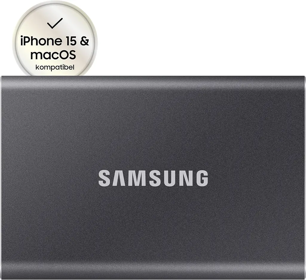 Портативний SSD Samsung 1TB USB 3.2 Gen 2 Type-C T7 teh0024701 - фото 2