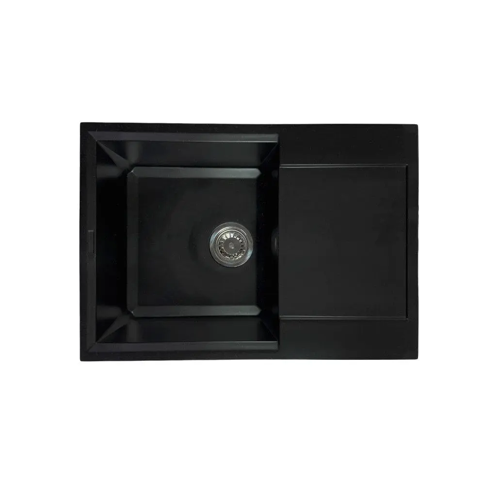 Кухонна мийка Adamant HORIZON MEDIUM антрацит 700x500x230 мм, з крилом 70 см - фото 2