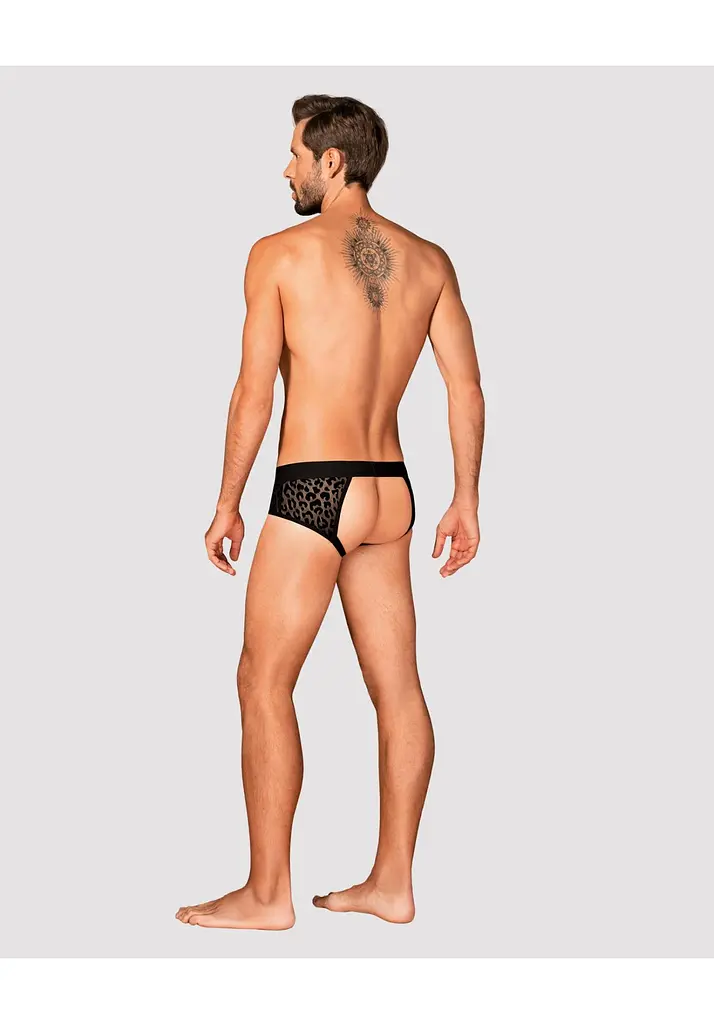 Чоловічі труси Obsessive Azmeron Jockstrap S/M чорний - фото 6