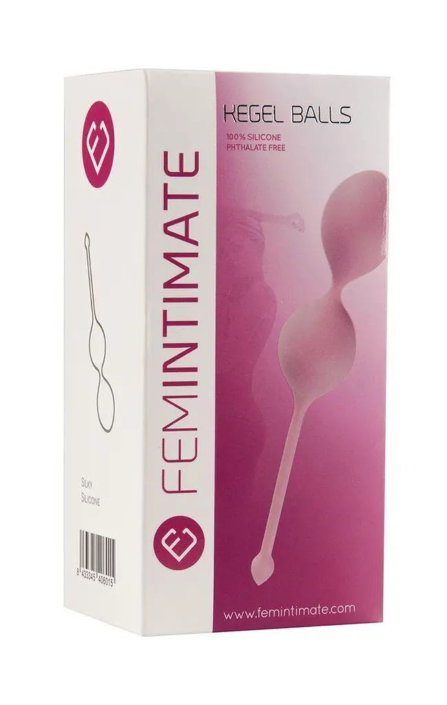 Вагінальні кульки Femintimate Kegel Balls, діаметр 3,5 см, маса 77 г - фото 2