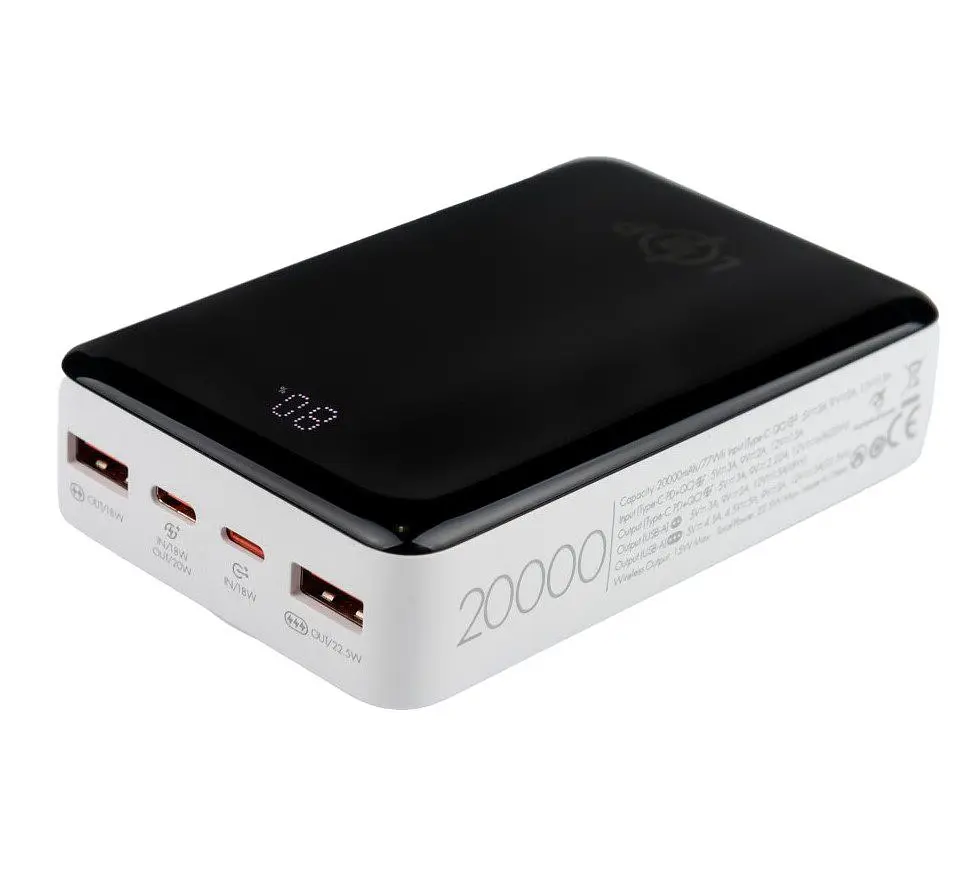 Повербанк Powerbank LogicPower LPPQ18 20000 mAh MagSafe QC PD 22.5W - фото 2