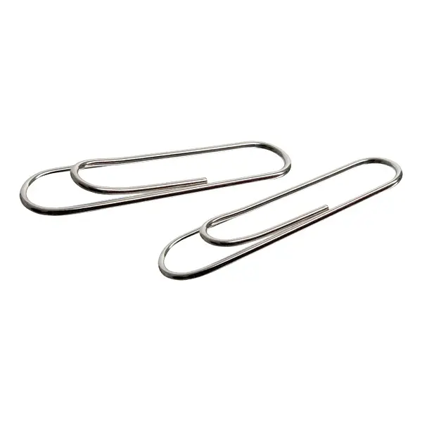 Скрепки Axent с загибом никелированные 28 мм 100 шт. (4104-A) - фото 2