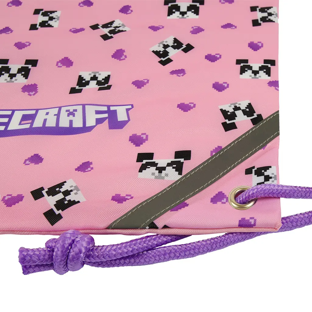 Сумка для взуття Yes SB-10 Minecraft Summer рожева (550503) - фото 2